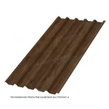 Профлист МЕТАЛЛ ПРОФИЛЬ С-44х1000-A (ECOSTEEL_MA_Д-01-МореныйДуб-0,5) фото №39