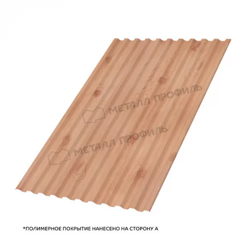 Профлист МЕТАЛЛ ПРОФИЛЬ С-21x1000-A (ECOSTEEL_T-12-Орех-0,45) фото №40