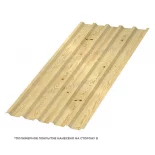 Профлист МЕТАЛЛ ПРОФИЛЬ МП-35x1035-B (ECOSTEEL-01-Сосна-0,5) фото №42