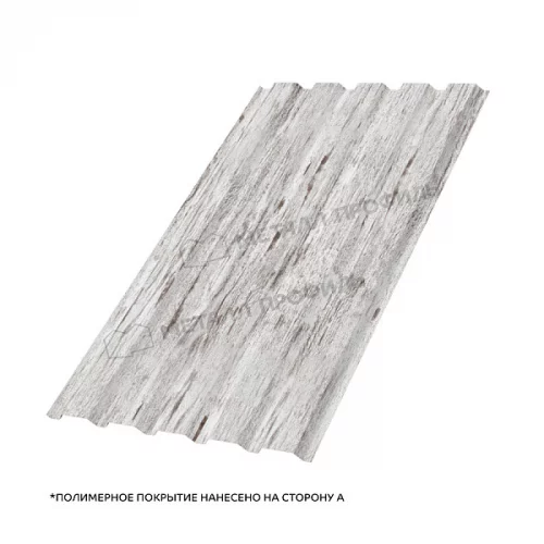 Профлист МЕТАЛЛ ПРОФИЛЬ МП-35х1035-A (ECOSTEEL_MA-01-Беленый Дуб-0,5) фото №43