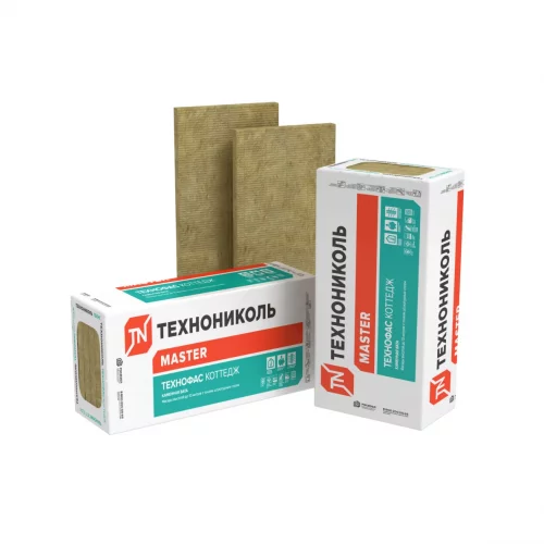 Плита минераловатная ТЕХНОНИКОЛЬ Технофас Коттедж 1200х600х100 мм, 3 шт фото №82